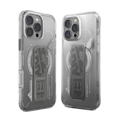 Cover Iphone 16 Pro Helio Magsafe Case With Grip Skin Arma - Titanium